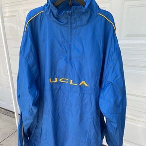 UCLA windbreaker with embroidery on front and back